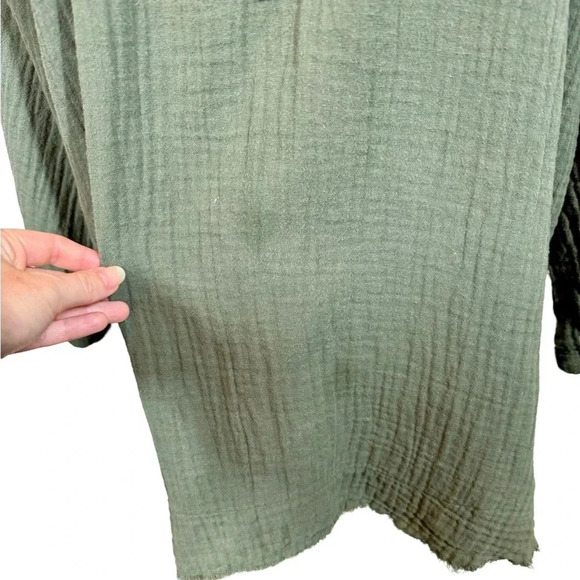 9seed Marrakech Cotton Gauze Dashiki Top Tunic Cover Up in Hunter PLEASE READ - Picture 14 of 14